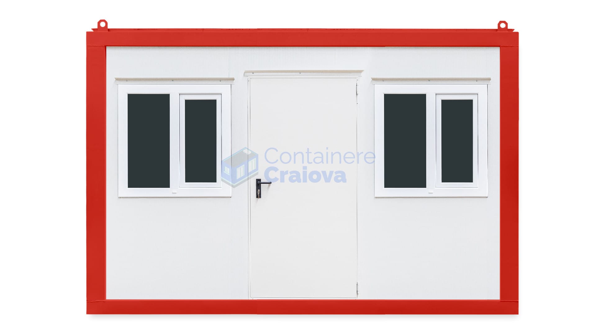 container birou craiova 4metri 2geamuri rosu