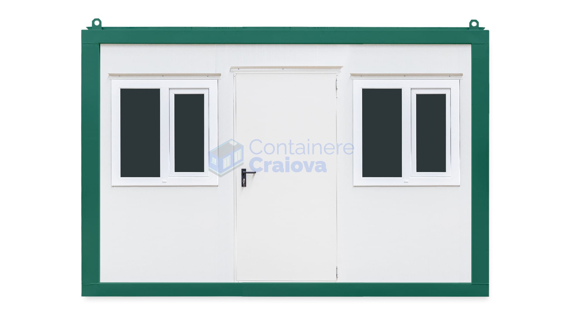 container birou craiova 4metri 2geamuri verde