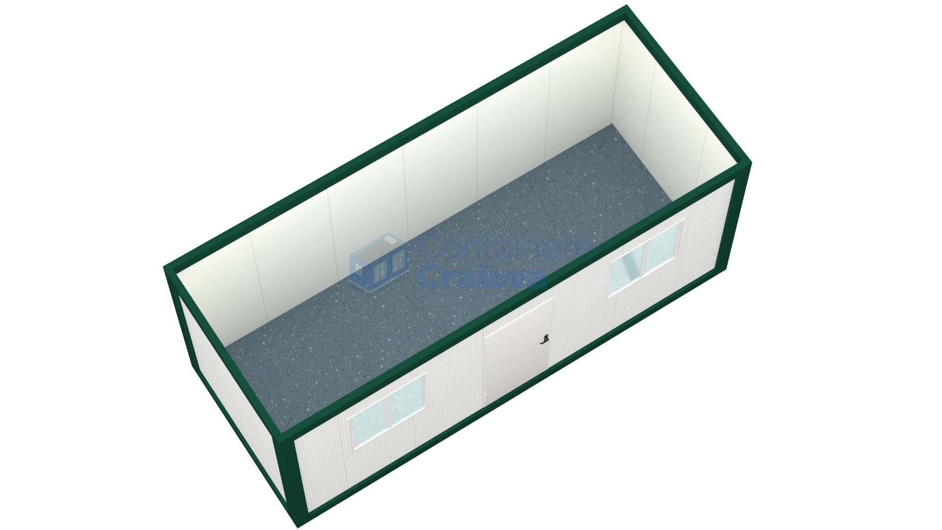 container birou craiova 6metri 2geamuri verde2