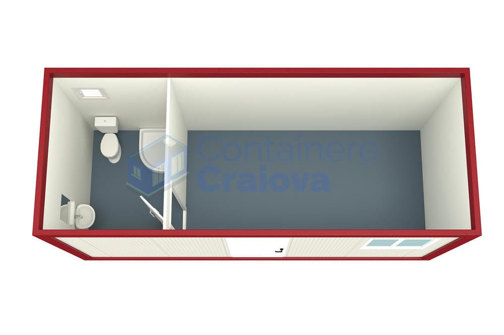 container casa craiova 6metri rosu3