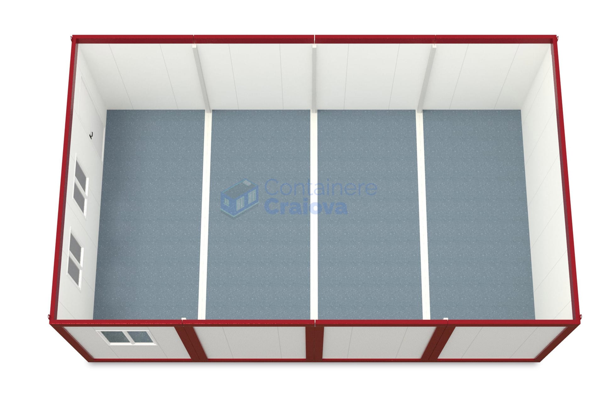 container modular craiova 6x96m rosu2